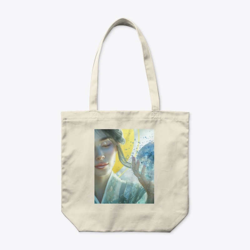 Celestite Earth Angel Blessing Tote