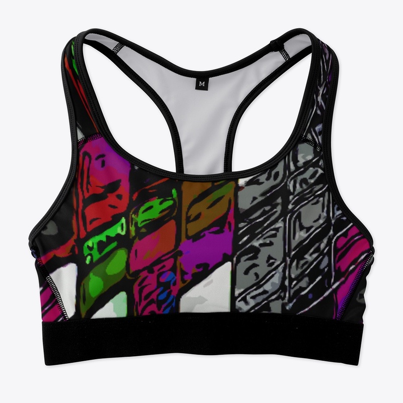 Multicolor Geometric Abstract Pattern 