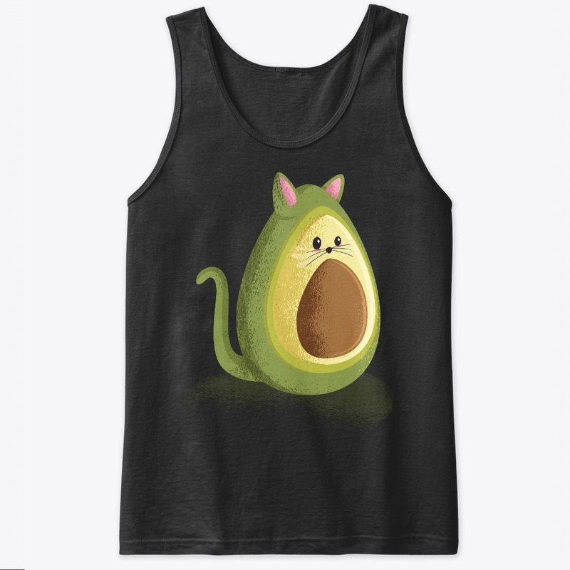Cat Lover Avocado Lover Gift