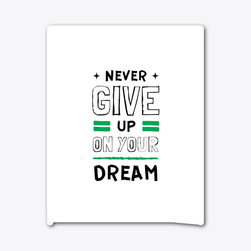 Never give up t-shirt
