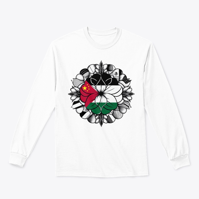 Pigeon Hold olive branch Palestine Flag