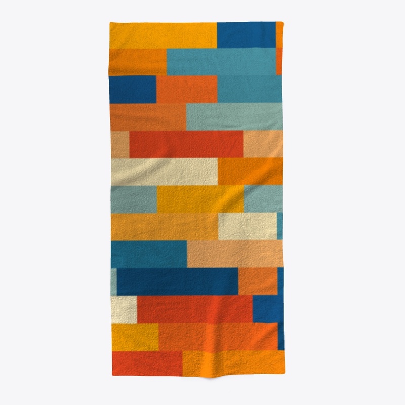 Colorful Retro Colored Bricks
