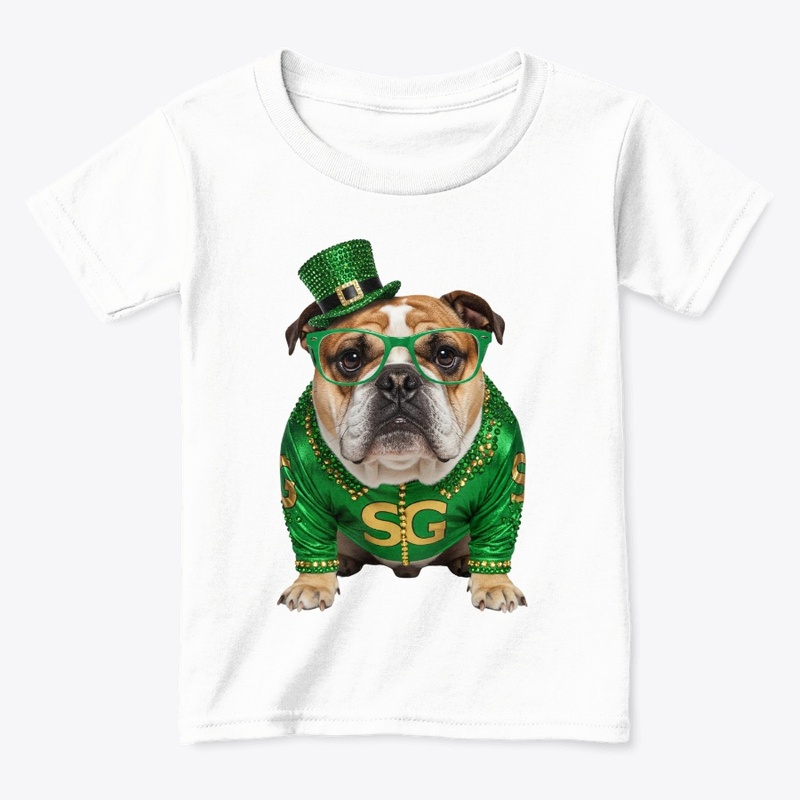 Funny St. Patrick's Bulldog