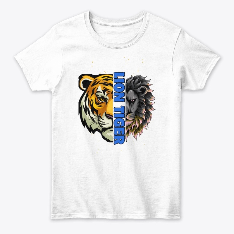 Lion Tiger Women's Premium Tee Design