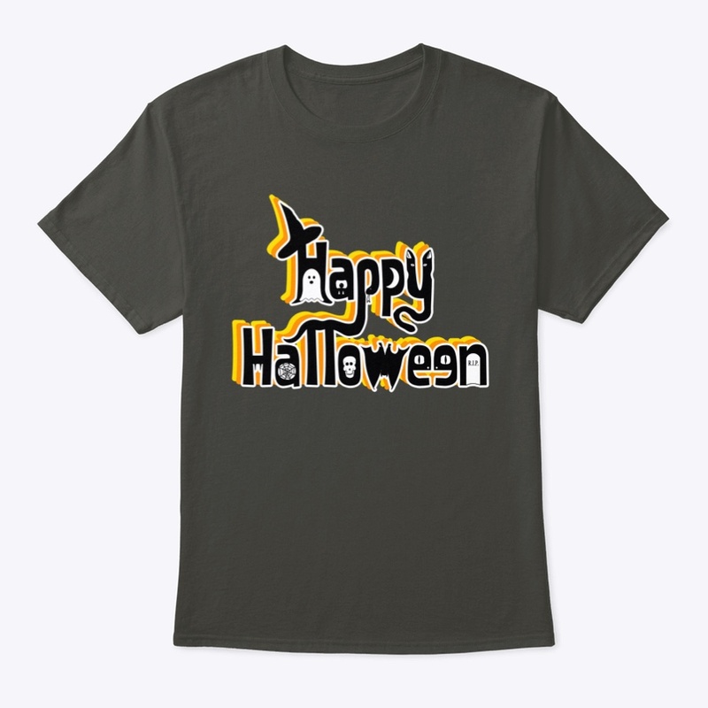 Happy Halloween with Candy Corn colors