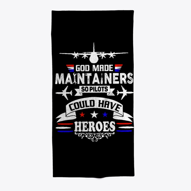 God Made Maintainers Beach Towel