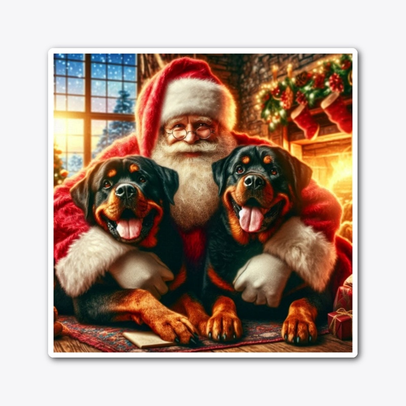 Rottweilers & Santa