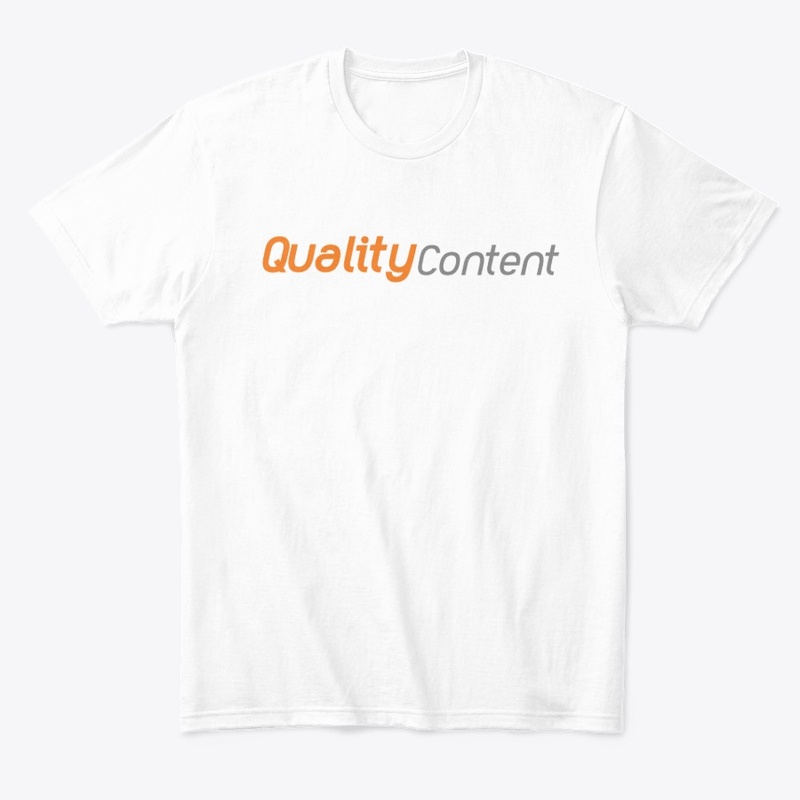 "Quality Content" Logo Parody Shirt
