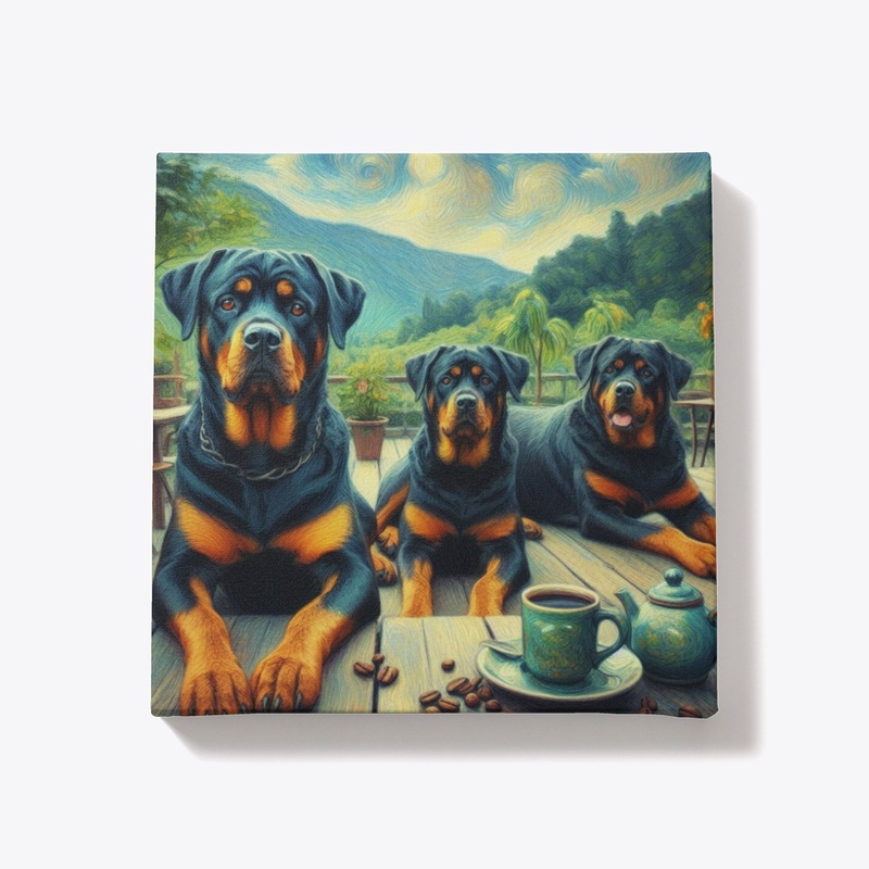 Rottweilers Spring