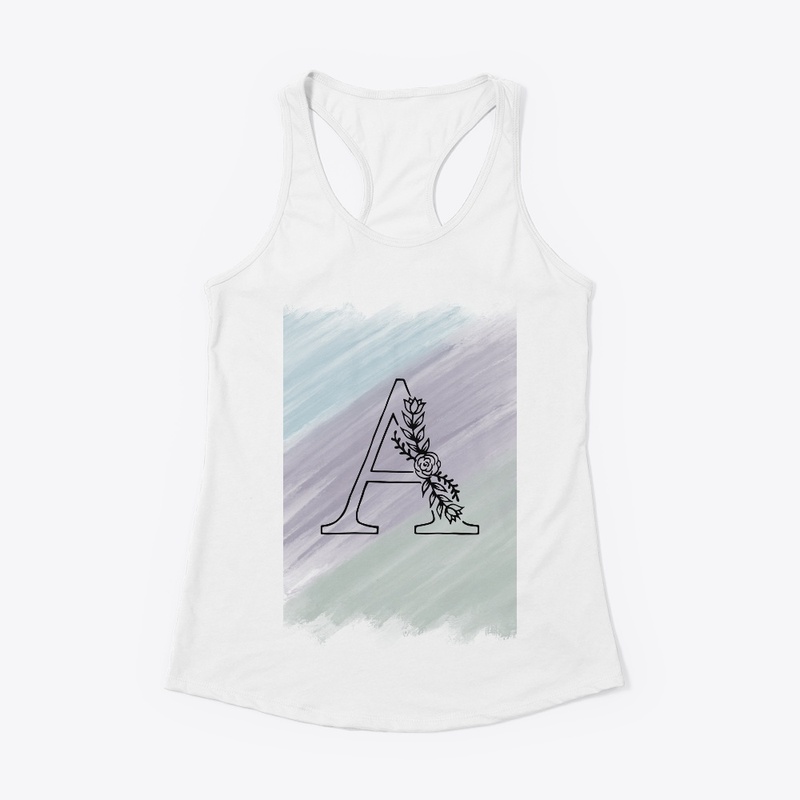 Alphabet A t-shirt design