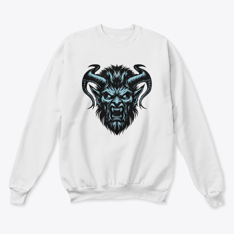 Bold and Intense Devil Head Graphic