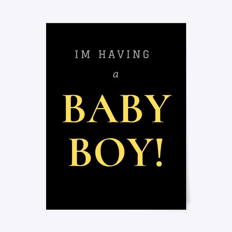 Im having a baby boy
