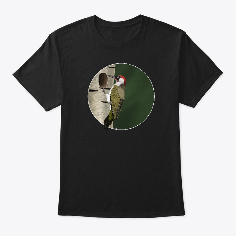 jz.birds Green Woodpecker Bird Design