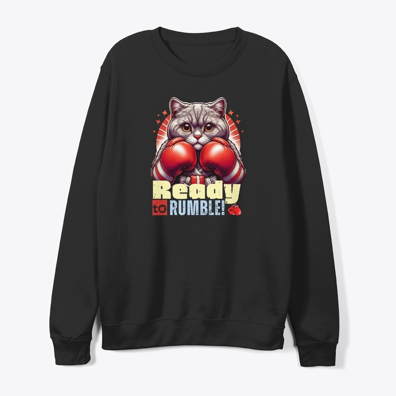 Ready to Rumble Boxing Cat Tee