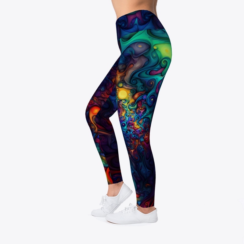 Chaos of color for Yoga and Pilates 
