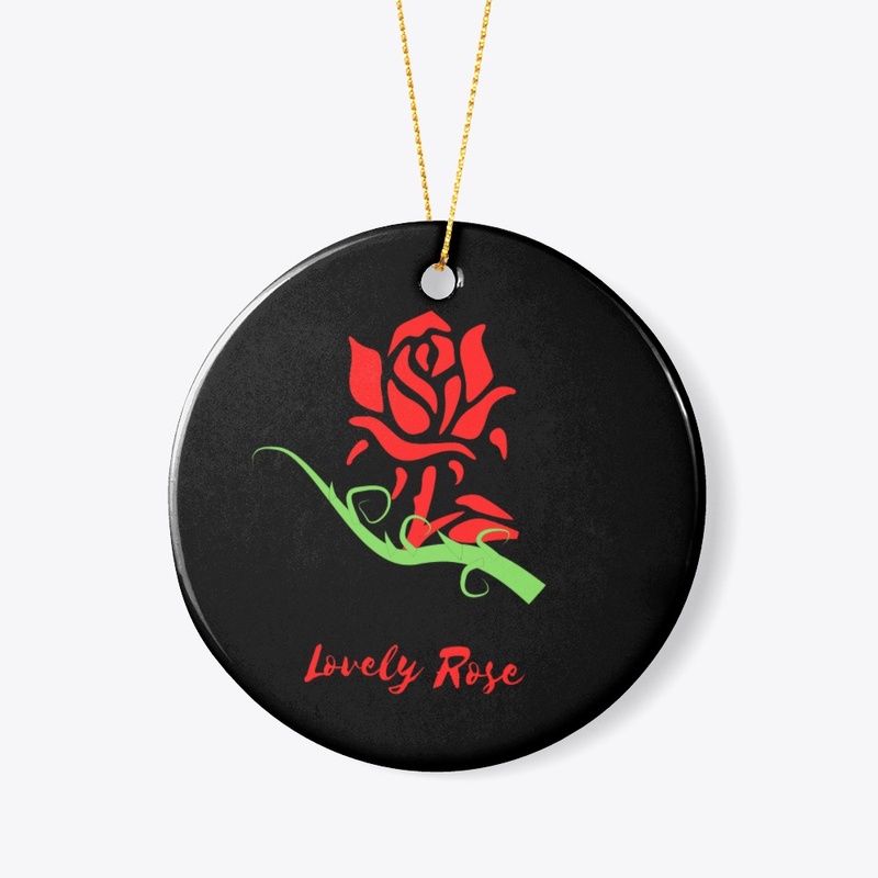 Graphic design ceramic ornaments 