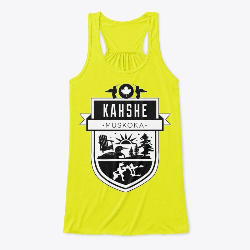 Kahshe Crest - White and Black