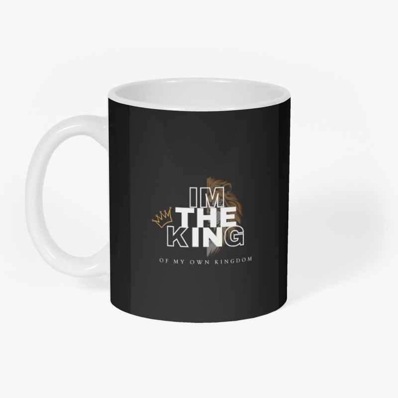 I am the king  black t shirt for men 