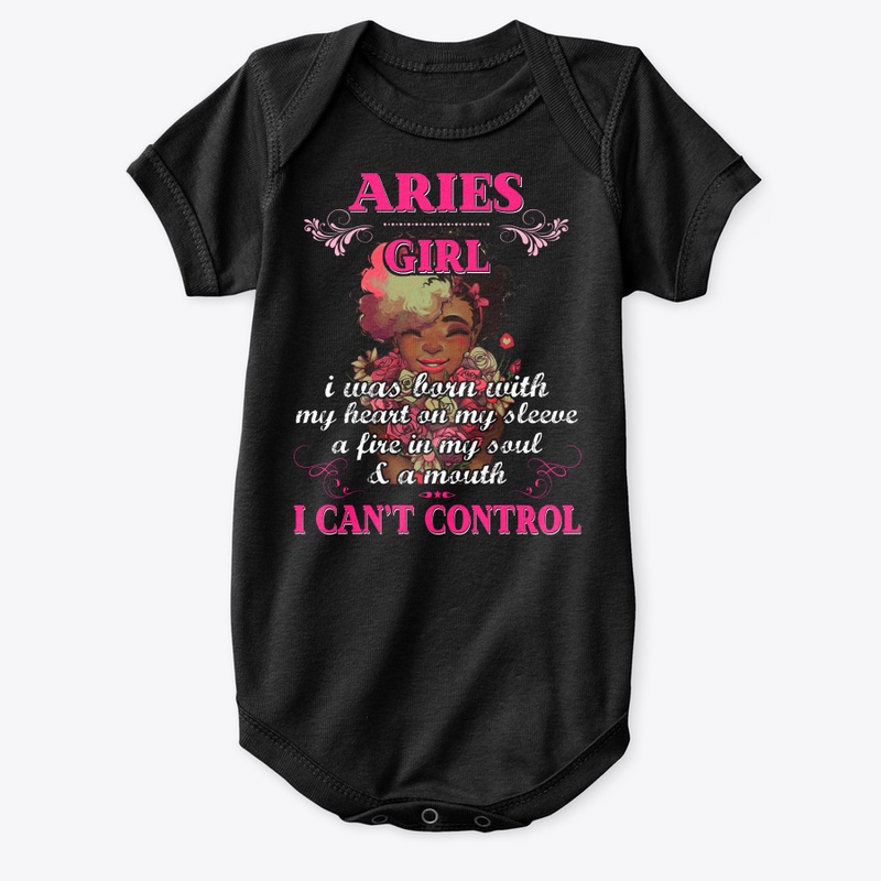Im An Aries Girl Funny Birthday Tshirt