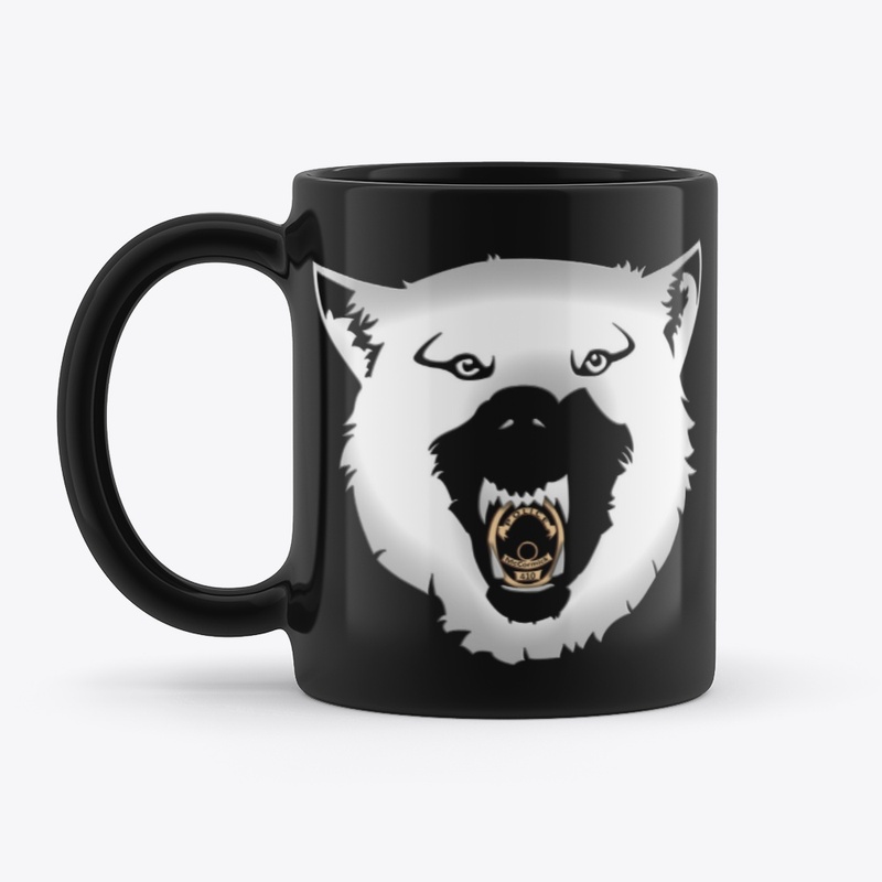To the Wolves Logo Mug- Black