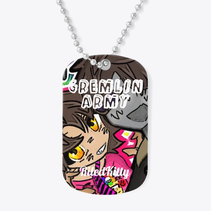 RK Gremlin Army Dog Tag