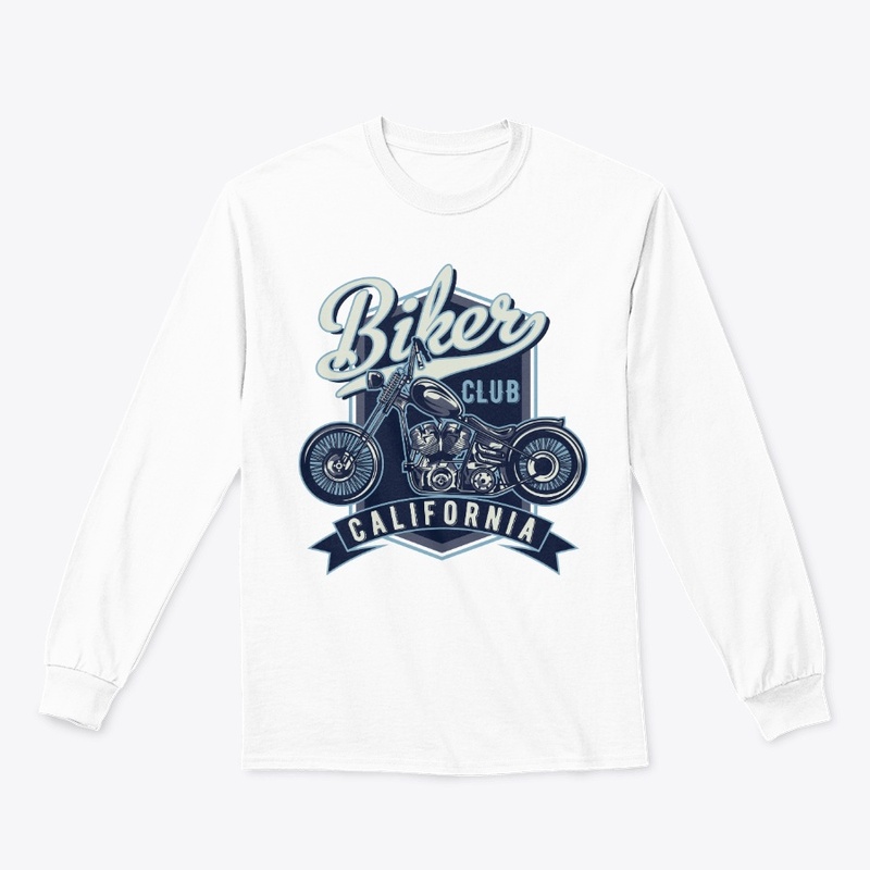 Biker Club California T-shirt design