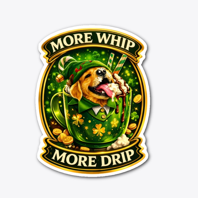 Coffee Dog Cafe-More Whip-Green Edition 