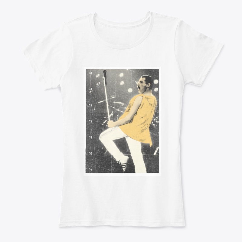 Freddie Mercury Official Live Pose Yellow Icon old