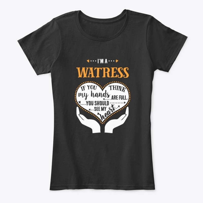 Waitress Heart Tshirt
