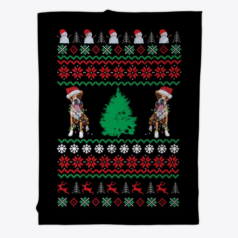 Boxer christmas gift t shirt
