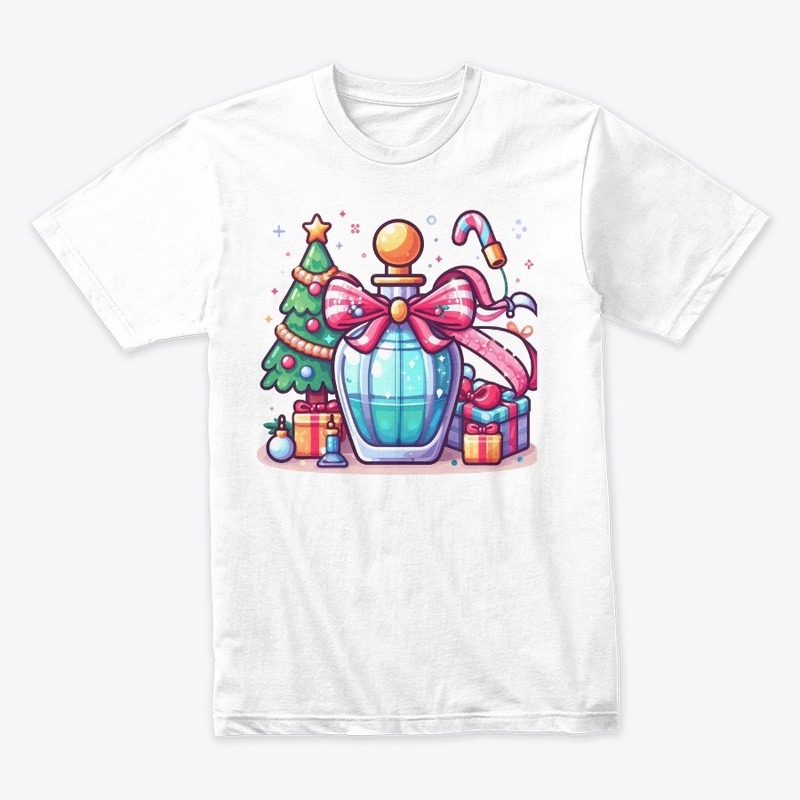 Christmas Holiday Perfume Bottle Tee