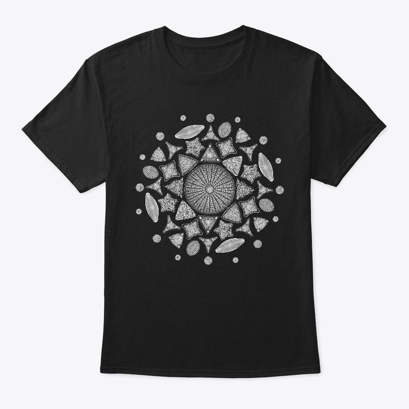 Diatom Mandala Marine Biology Art