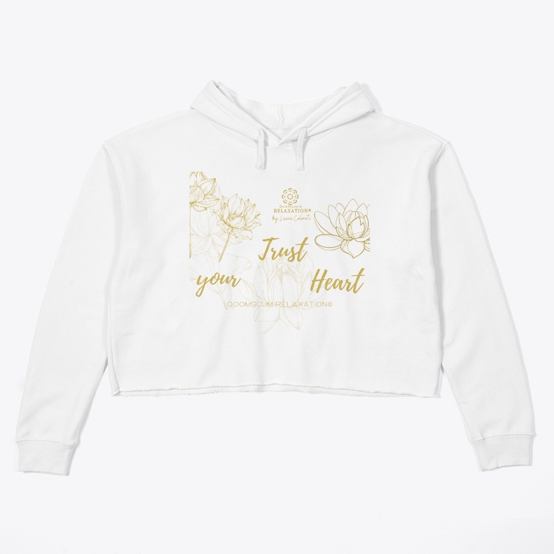 Trust your heart♥ Crop Hoodie