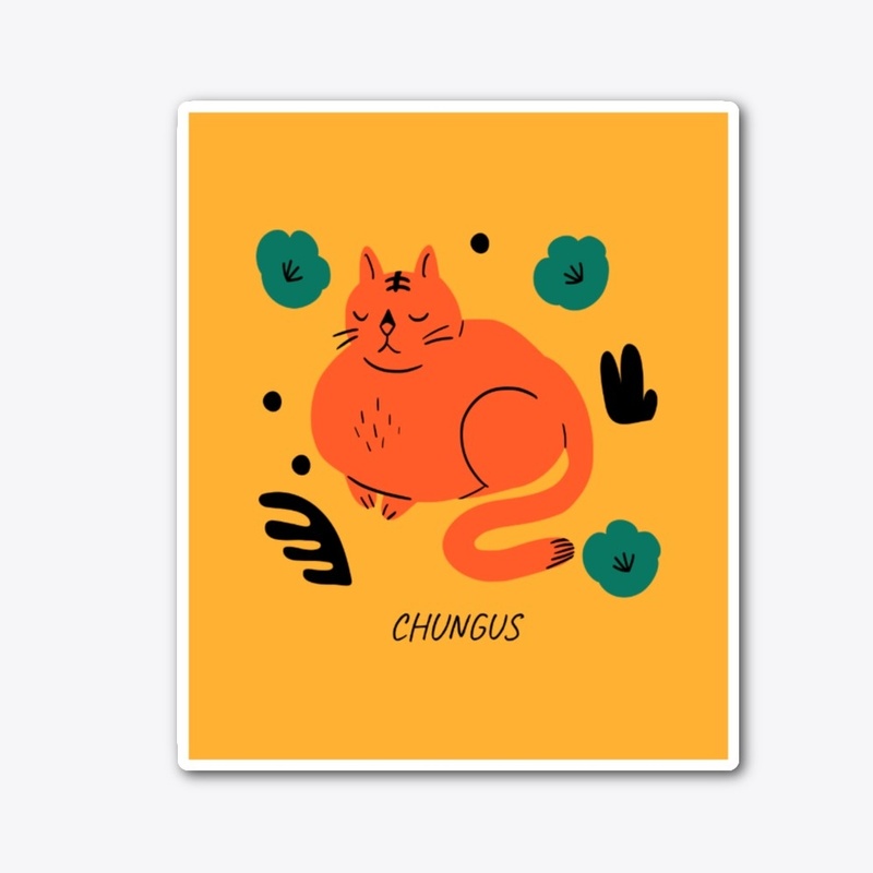 Funny Chungus Fat Cat T-shirt