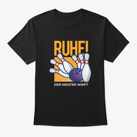 Quiet! The Master Throws Black T-Shirt Front