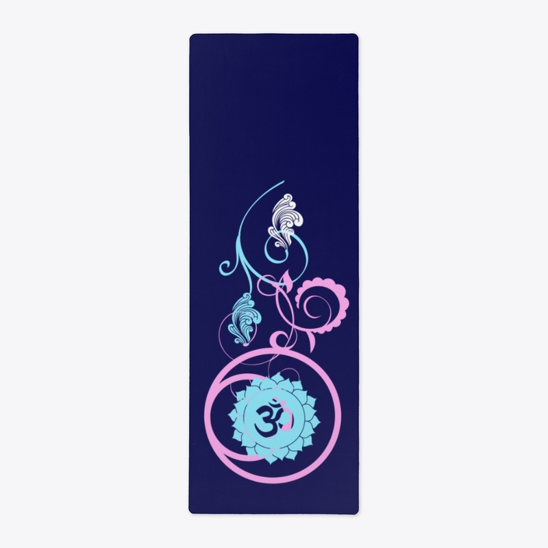 Om designed yoga mat