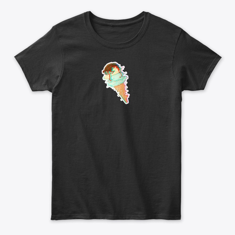 Glitchy Ice Cream Cone