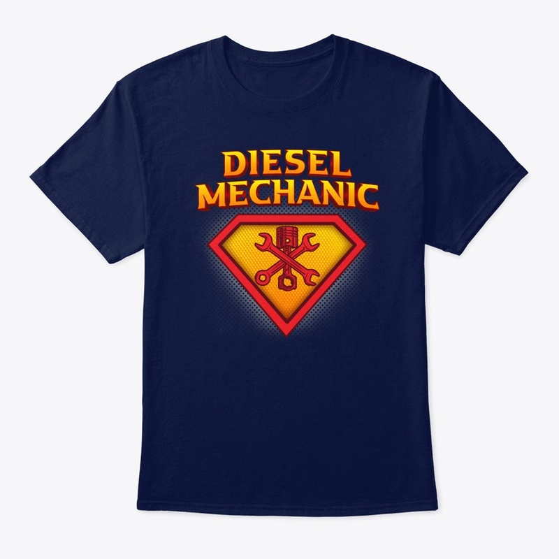 Cool Superhero Diesel Mechanic Life