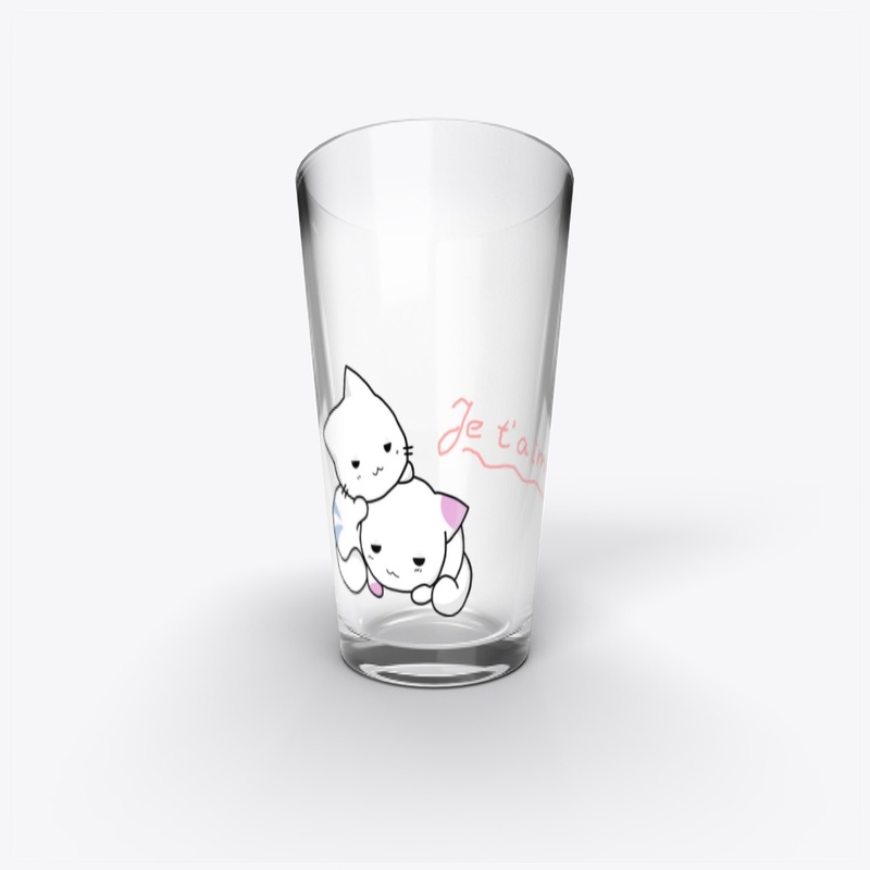 Character glass cup