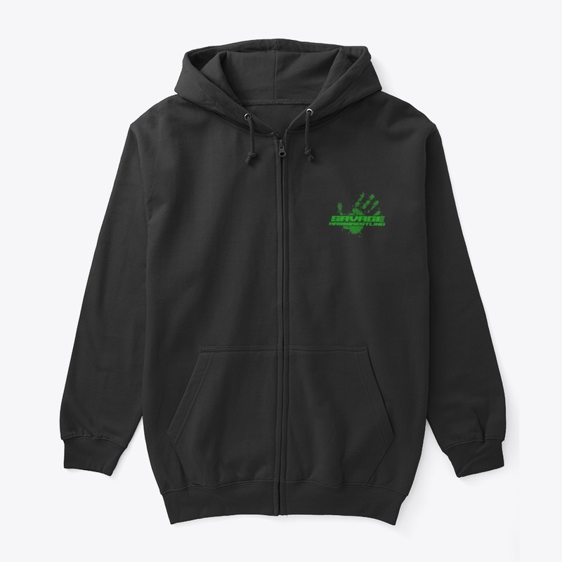 Savage Armwrestling  zip up hoody