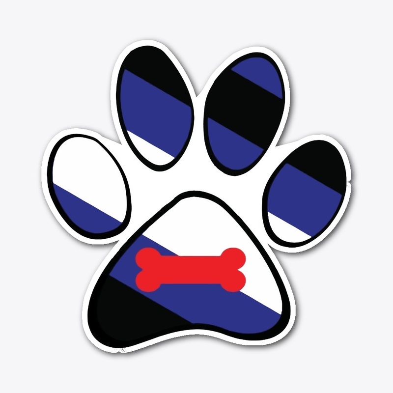 Pup Flag Paw