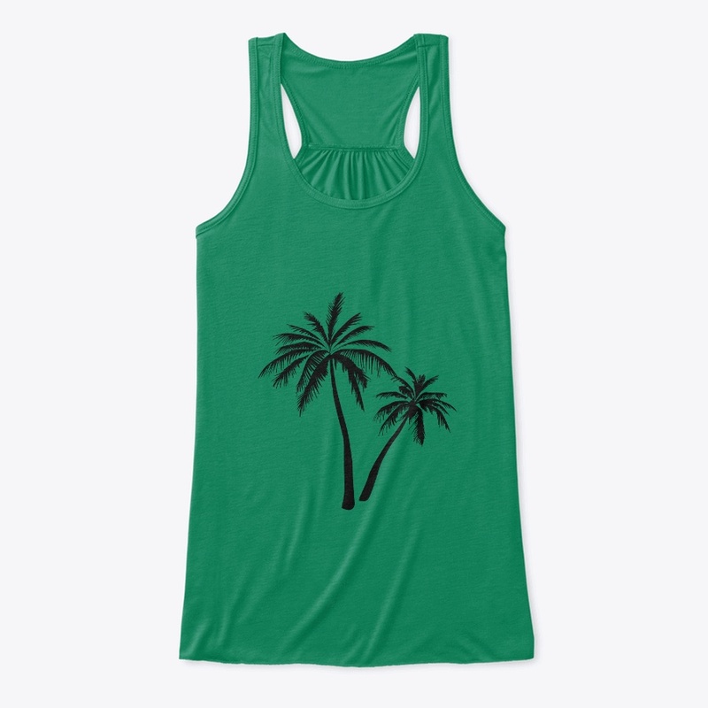 Palm tree tank top