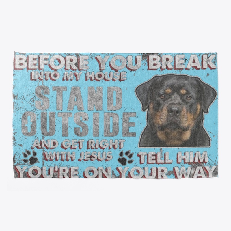 Rottweiler Welcome Mat
