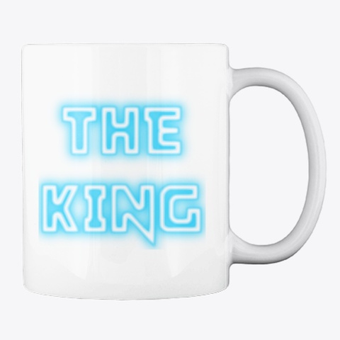 King Mug White T-Shirt Back
