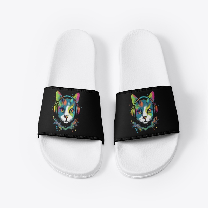 Black Slides for men 