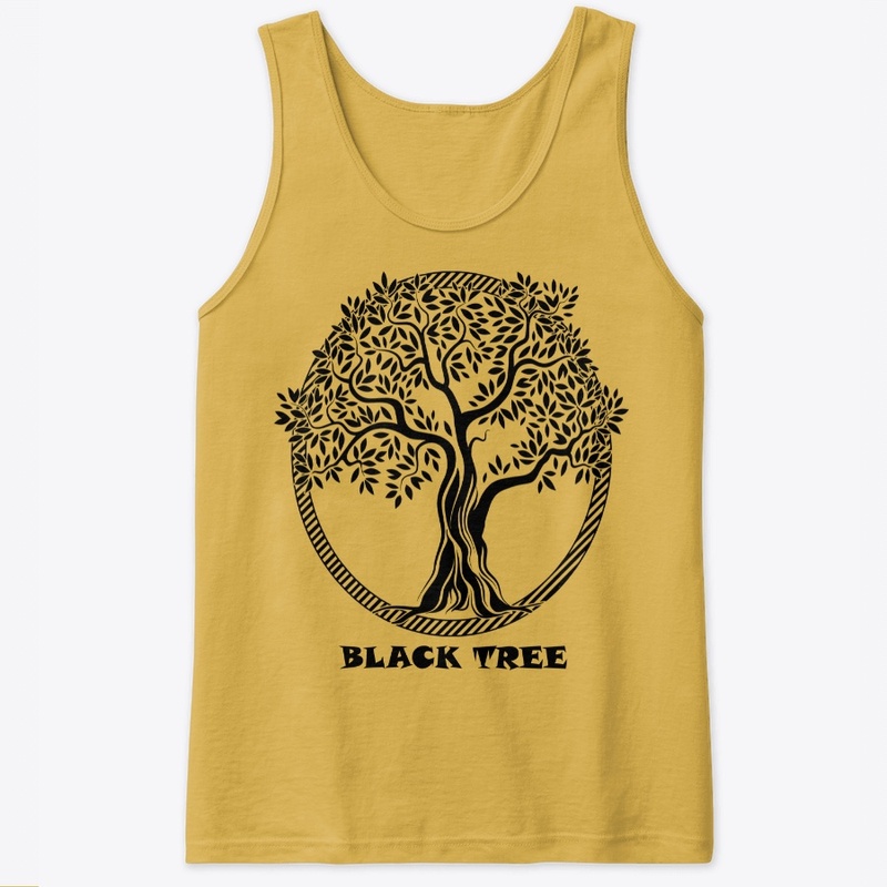 BLACK TREE WITH RECTANGLE