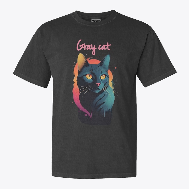 gray cat 