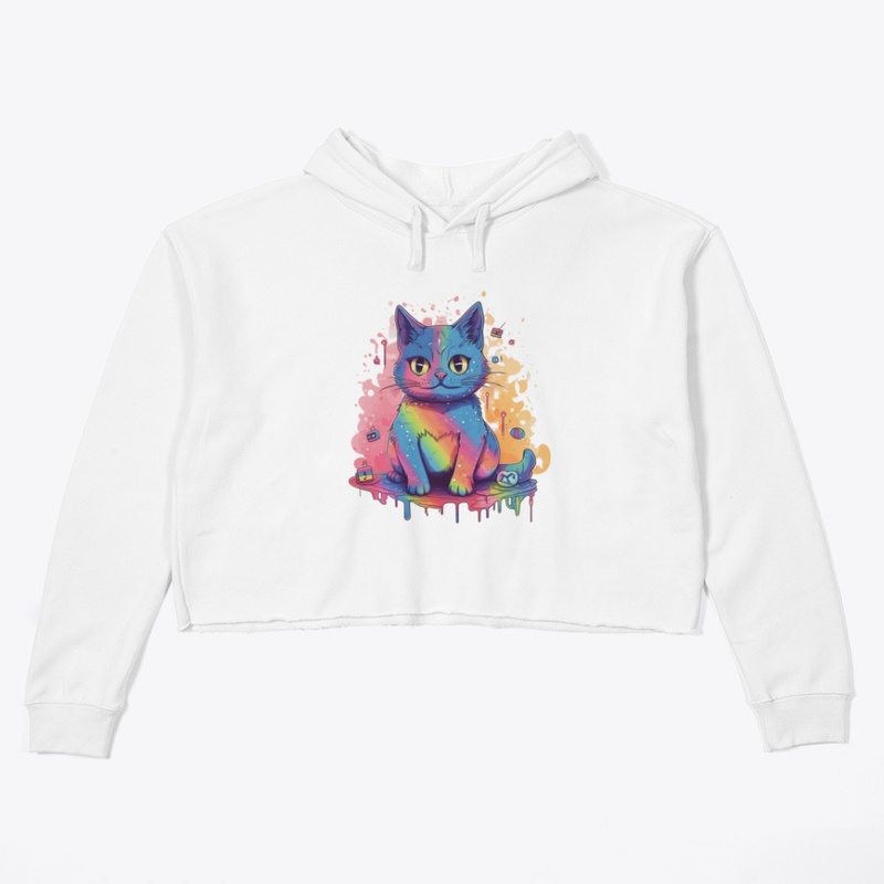 Rainbow Graffiti Cat