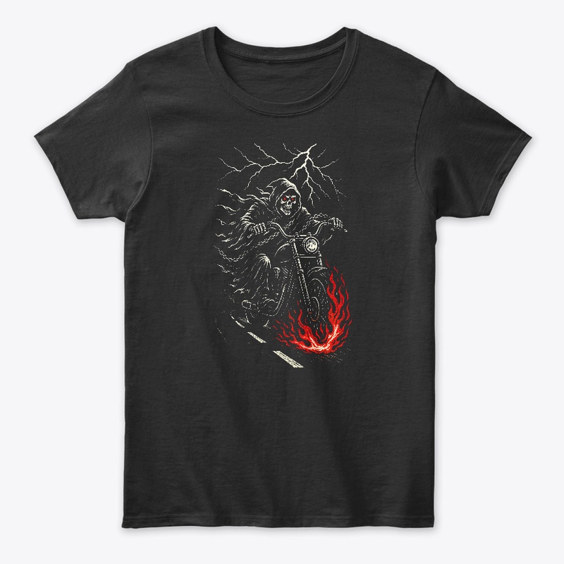 Death Rider | Flaming Motorcycle Reaper