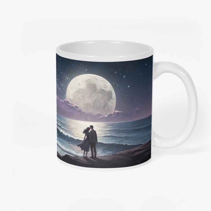 Dreamy Ocean Moonlight